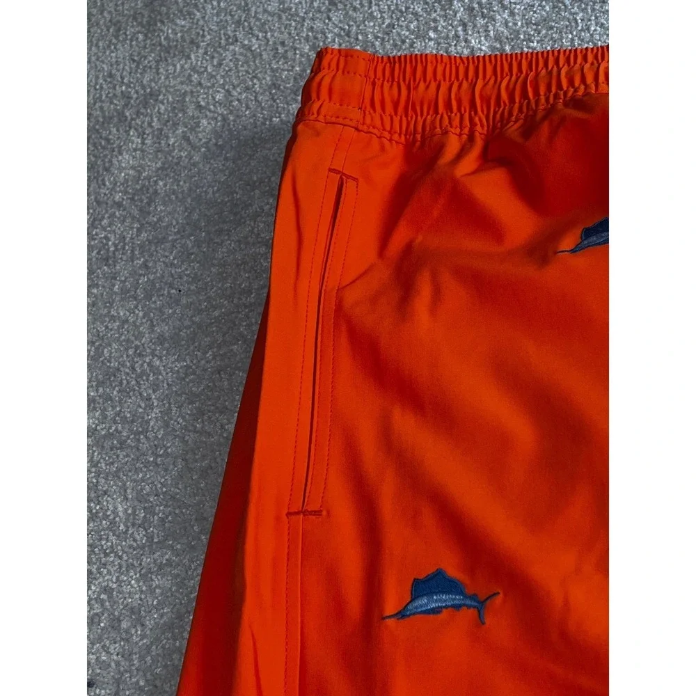 Polo Ralph Lauren Mens Orange Swim Trunks 4XB New NWT 004 - Picture 4 of 7